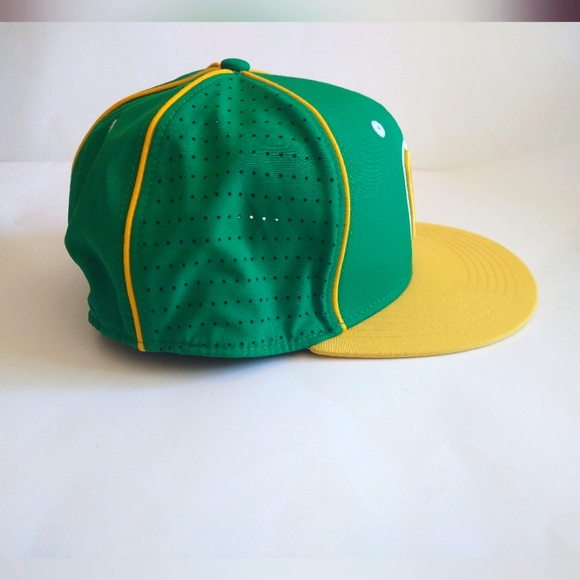 The Won Brand Fitted Baseball Cap Hat Green Yellow White  Size Large NEW - Picture 5 of 8